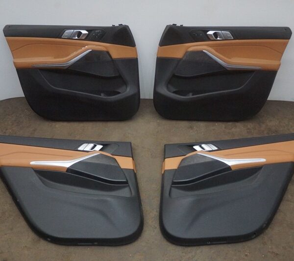 Set 4 Front Rear Interior Door Trim Panel OEM 51419473881 Bmw X7 G07 2019-2022