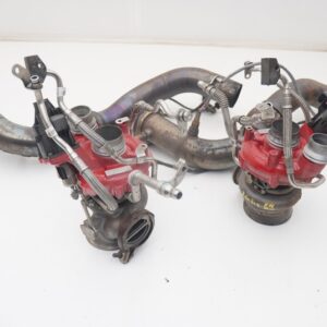 Set Left & Right Turbocharger & Downpipe Assembly 11659494375 BMW M550IX 2017-19
